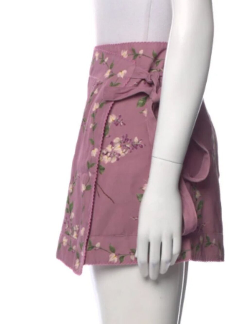 AGUA BY AGUA BENDITA Luna Wisteria Mini Skirt XS NWT - Picture 2 of 3